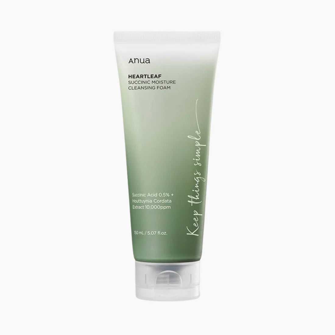 Anua - Heartleaf Succinic Moisture Cleansing Foam 150ml