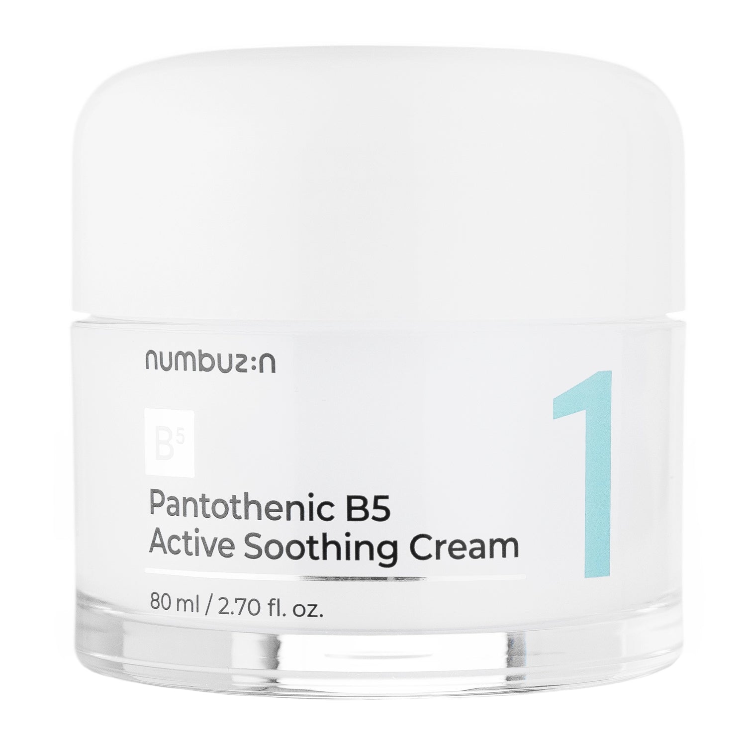 Numbuzin - No.1 Pantothenic B5 Active Soothing Cream 80ml